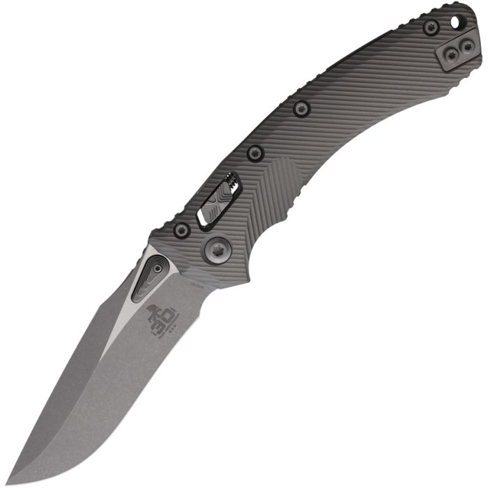 Microtech Amphibian RAM-LOK S/E 30th Anniversary Fluted Natural Clear Apocalyptic STD 137RL-10APFLNC 30