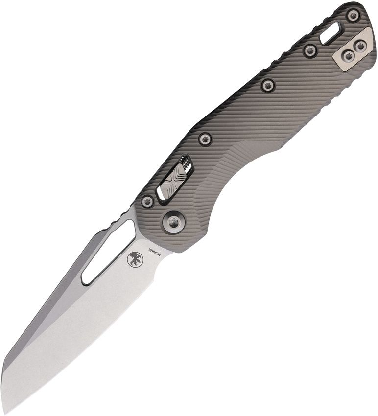 Microtech MSI S/E Fluted Natural Clear Stonewash STD 210-10 FLNC