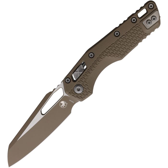 Microtech MSI S/E Tri-Grip Polymer Dark Earth Cerakote STD 210T-1 PMCDEA-A6