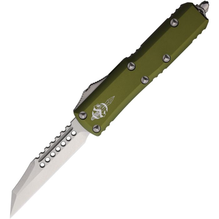 Microtech UTX-85 Warhound Signature Series OD Green Stonewash STD 719W-10ODS