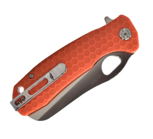 Honey Badger Rescue Serrated Large Orange 1746