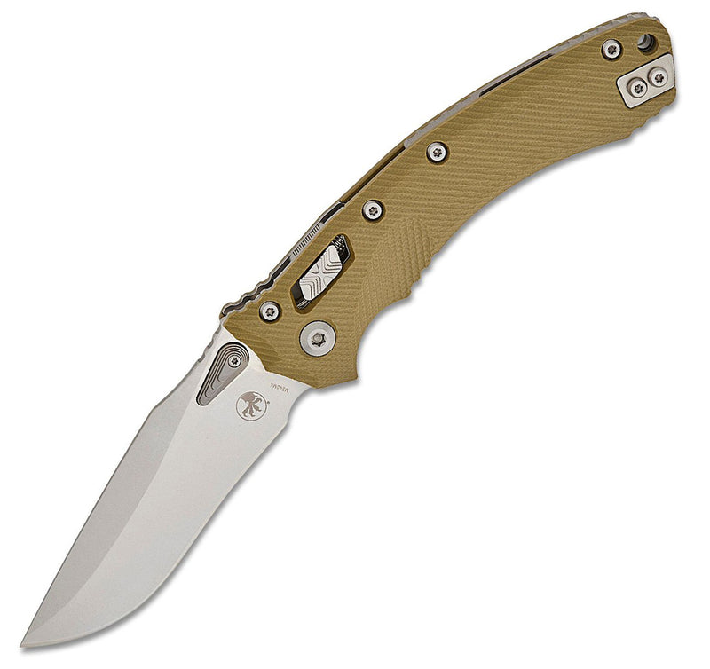 Microtech Amphibian RAM-LOK S/E Fluted G10 OD Green Stonewash STD 137RL-10 FLGTOD