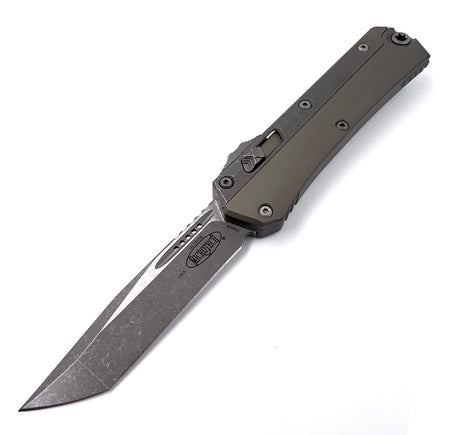 Microtech Glykon T/E Natural Clear Apocalyptic Std Nickel Boron Internals 185 -10 APNC