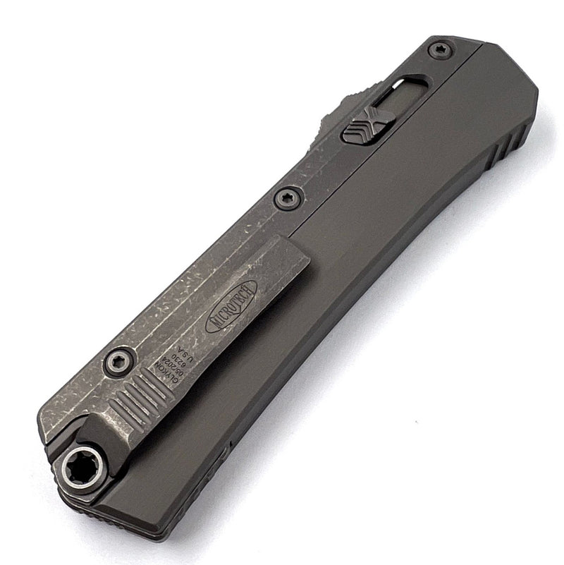 Microtech Glykon T/E Natural Clear Apocalyptic Std Nickel Boron Internals 185 -10 APNC