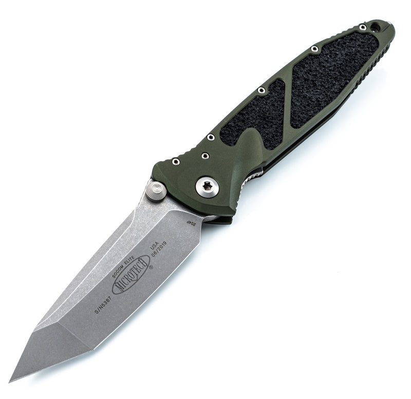 Microtech Socom Elite T/E OD Green Stonewash STD 161-10 OD