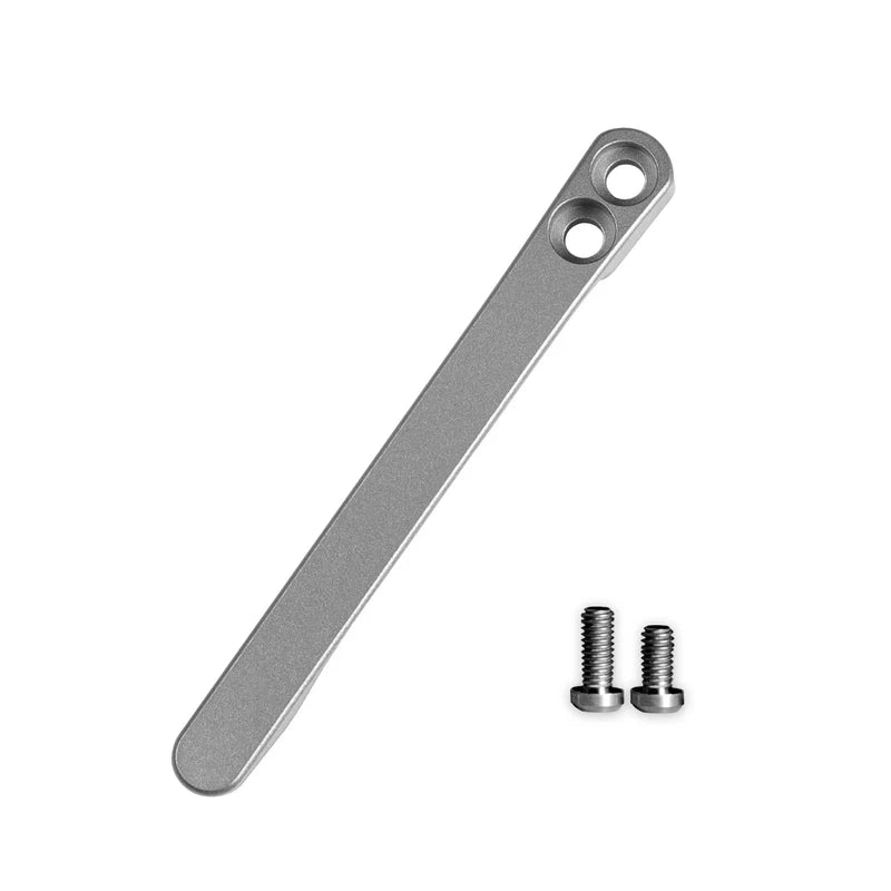 CIVIVI Titanium Pocket Clip for Baby Banter Knife, with 2PCS Titanium Screws T003A